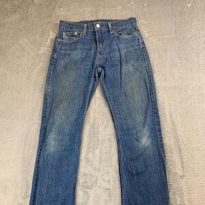 Levis 527 Jeans Mens 30x32 Blue Medium Wash Slim Bootcut Cowboy Western Denim
